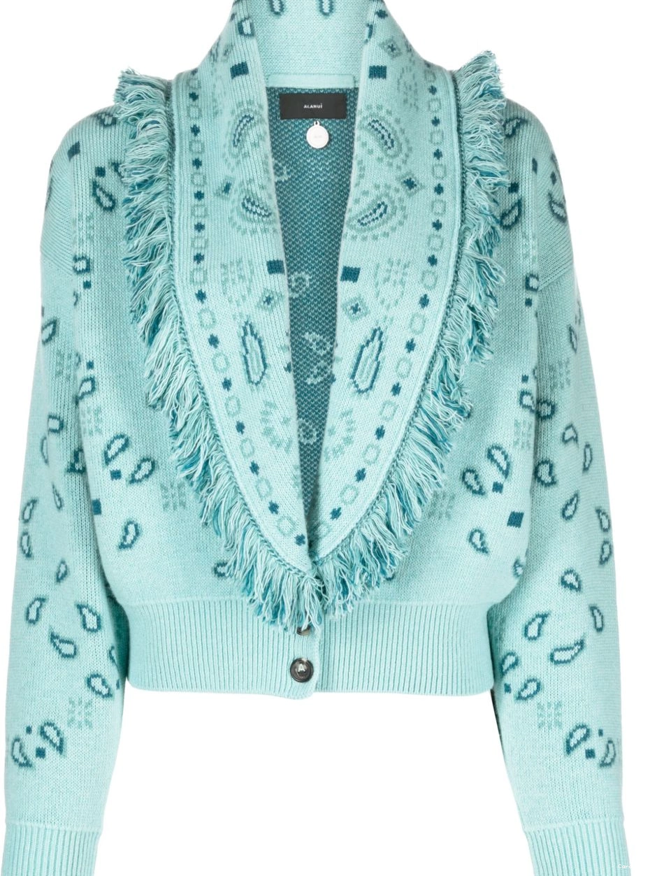 Alanui Women cardigan bomber bandana-jacquard 0712